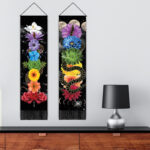 Decorative Hanging Paintings Printed Home Decor Wall Hangings Tassel Tapestries - Image 5